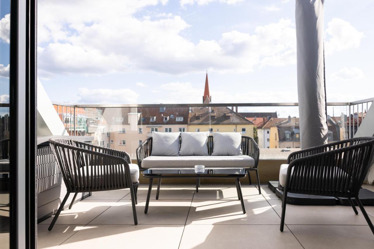 The Penthouse At Eco Smart Apartments Nuremberga Exterior foto