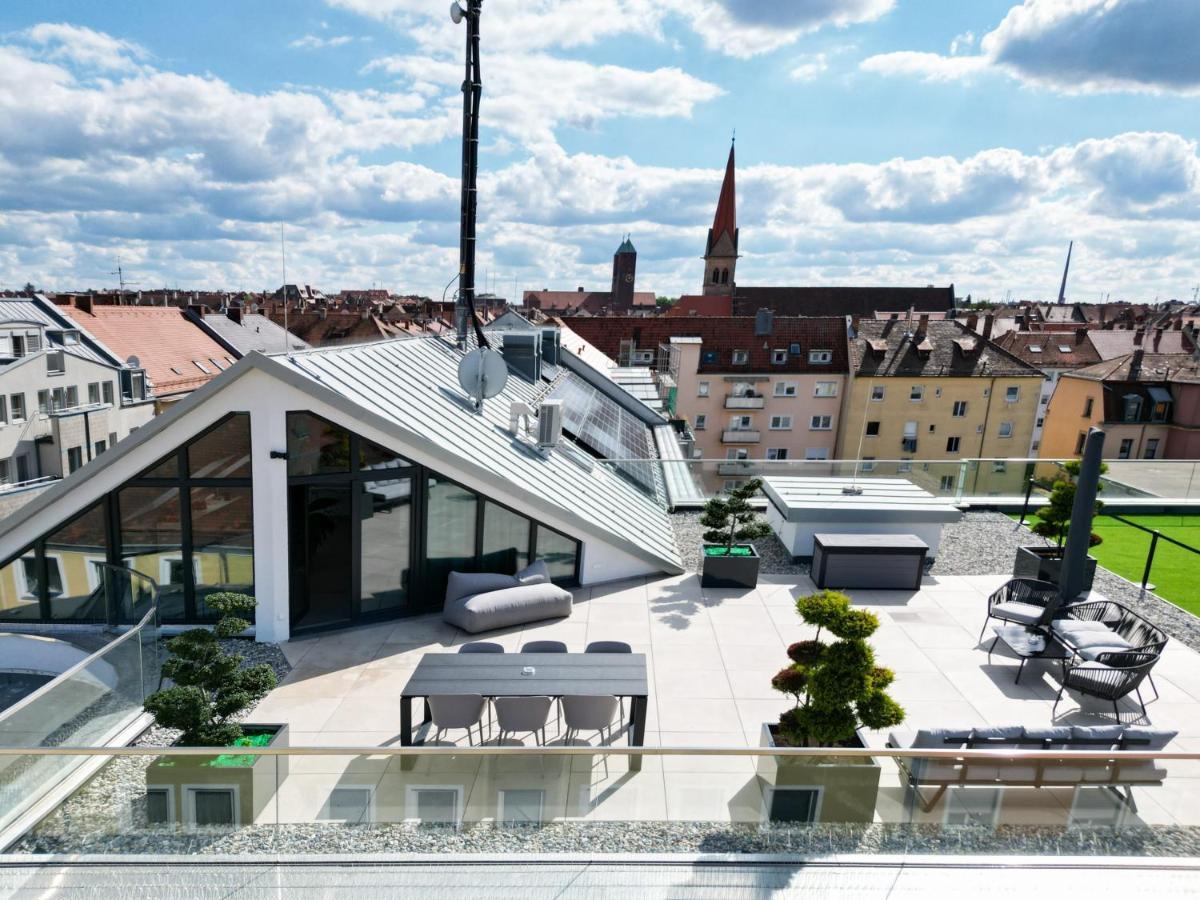 The Penthouse At Eco Smart Apartments Nuremberga Exterior foto